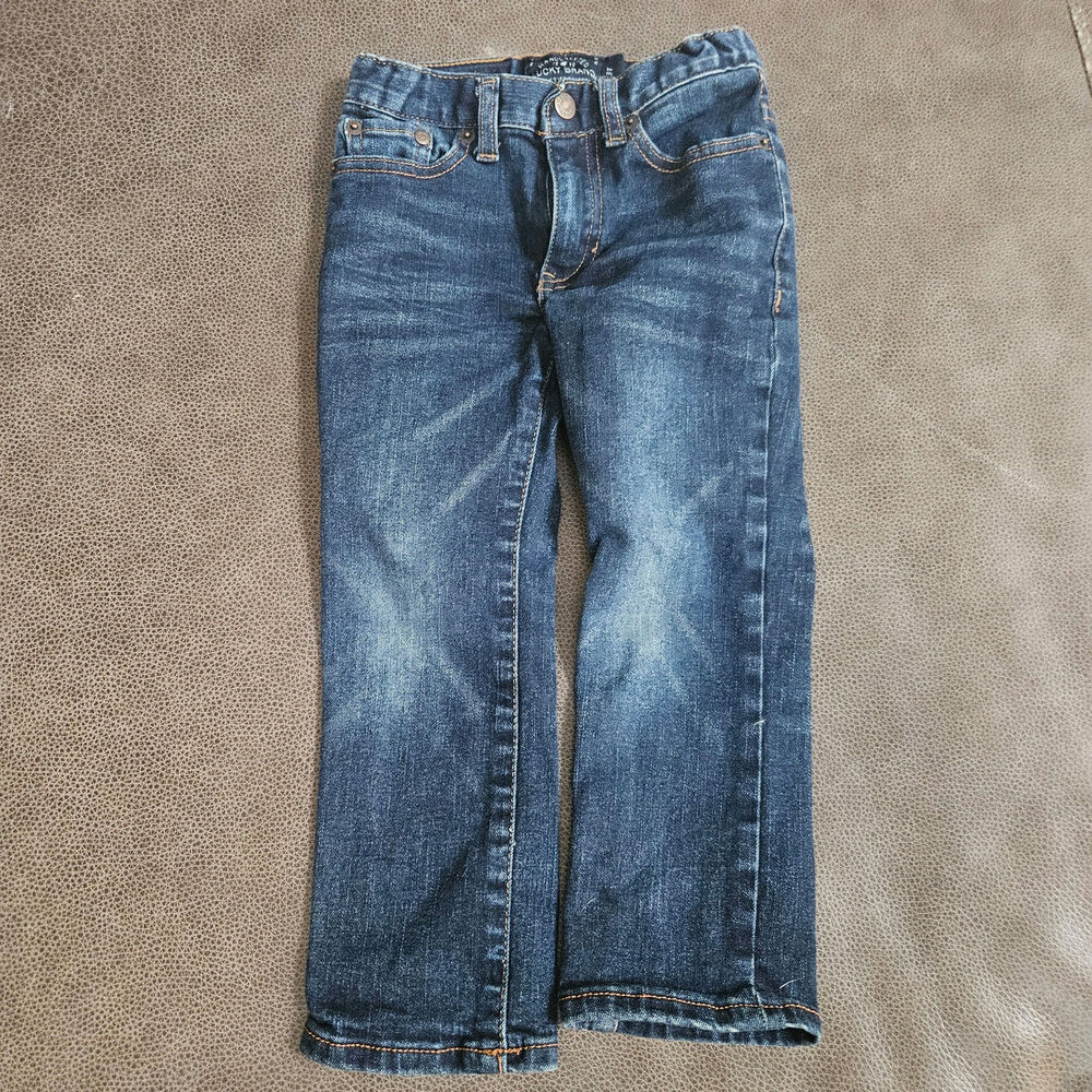 Lucky Brand Toddler Unisex Classic Straight Stretch Jeans Dark Wash 3T